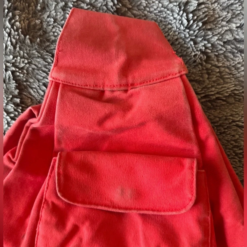 PERRY ELLIS Vintage Slingback Canvas Bag